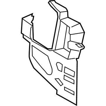 BMW 51647163484 Bracket, Front Panel, Right