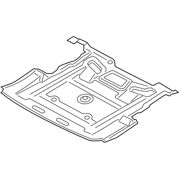 BMW 51758049244 Interm. Piece Engine Compartm. Shielding