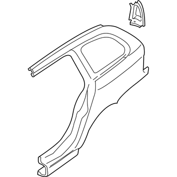 BMW 41218242348 Right Rear Side Panel