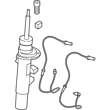 2012 BMW X3 Shock Absorber - 37116797027