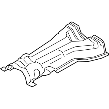 BMW 51487447181 FUEL TANK HEAT INSULATION