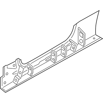 BMW 41347263742 Frame Side Member, Inner Right