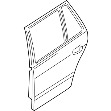 BMW 41528266725 Door, Rear Left