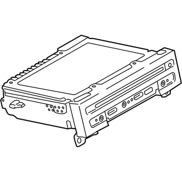 BMW 65125A071F3 DVD PLAYER REAR PASSENGER CO