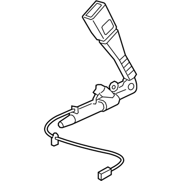 BMW 72117414301 Lower Strap, Front