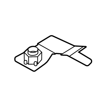 31106872425 BMW Clip Nut, Left Illustration 1 of 1