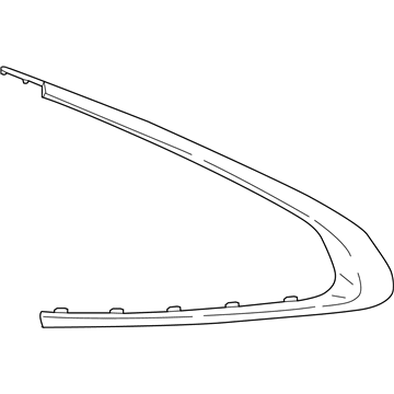 BMW 51378495572 FINISHER, SIDE WINDOW, REAR