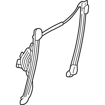 BMW 51333448250 Front Right Window Regulator