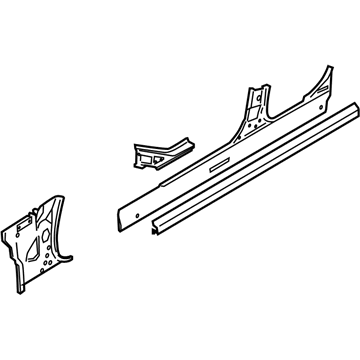BMW 41117145338 Right Side Member
