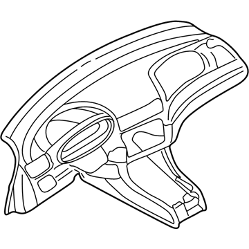 BMW 51457143215 Trim Panel Dashboard