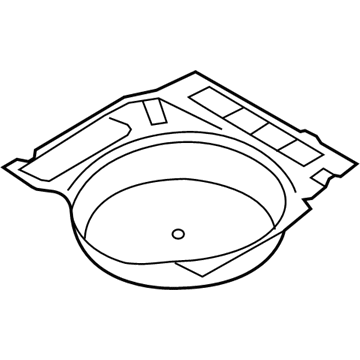 BMW 51477137461 Trim Panel Spare-Wheel Recess