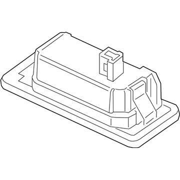 BMW 63267410302 Registration Plate Lamp