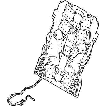 BMW 52104A021C7 PNEUMATIC SEAT MAT, FRONT LE