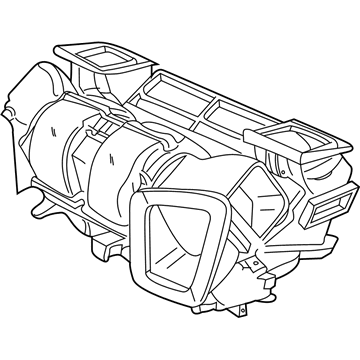 BMW 64118391828 Empty Housing For Heater/Air Condit.Unit