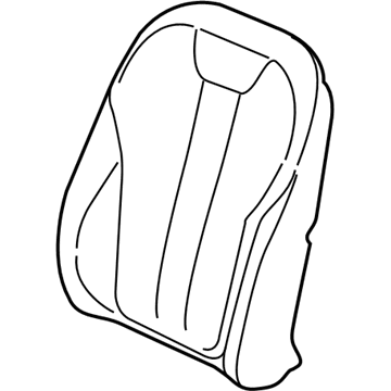 BMW 52108493391 COVER, COMFORT BACKREST, PER