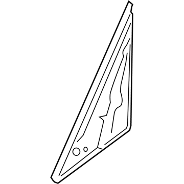 BMW 51217341021 Seal, Outer Left Mirror Triangle