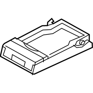 BMW 52207346305 Armrest, Lower Section, Rear Middle