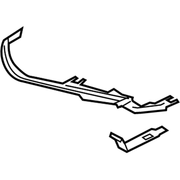 BMW 63117271898 Guide Strip With Spring, Right