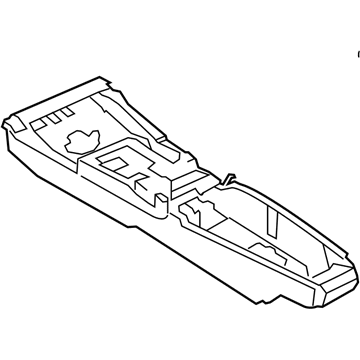 BMW M6 Center Console Base - 51168052848