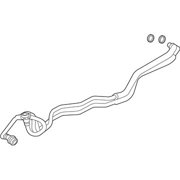 BMW 17227626318 Transmission Oil Cooler Line