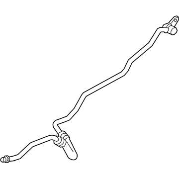 BMW 17227592474 Transmission Oil Cooler Line, Flow