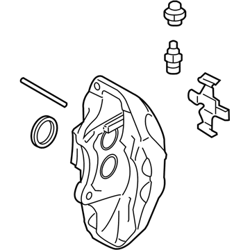 2018 BMW X5 M Brake Caliper - 34117852967