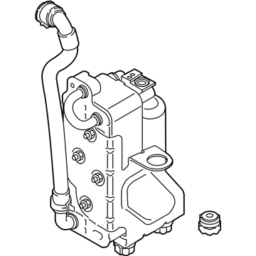 BMW 64509367096 Condenser Air Conditioning With Drier