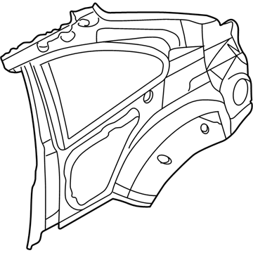 BMW 41217890677 Left Interior Side Frame