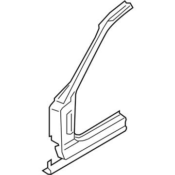 BMW 41217295235 Column A Exterior, Left