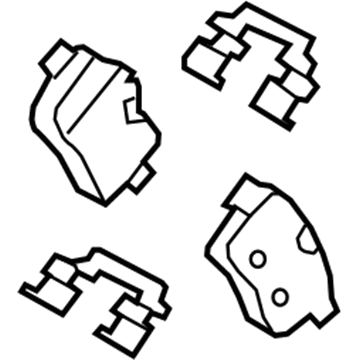 BMW Z4 Brake Pads - 34216796741