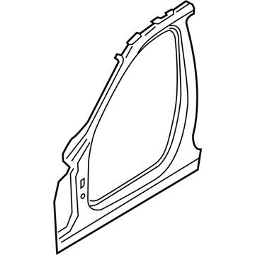 BMW 41007334015 Column A Exterior, Left