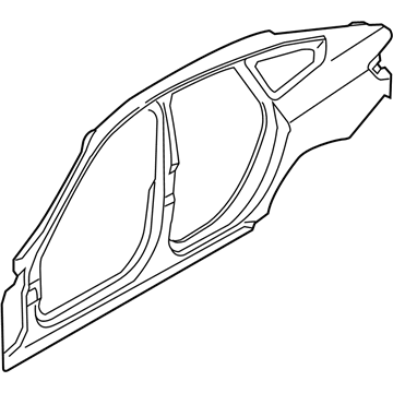 BMW 41007334011 Side Frame, Exterior, Left