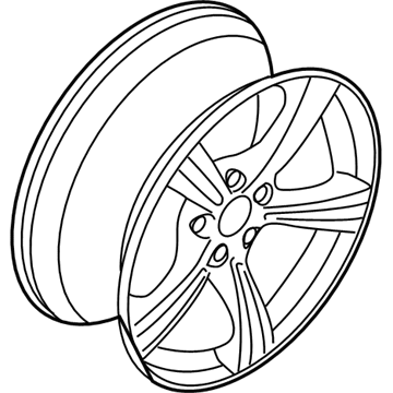 BMW 36116787656 Light Alloy Rim