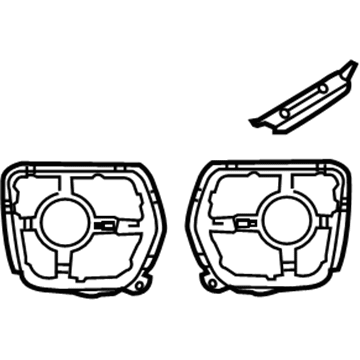 BMW 51117210936 Repair Kit, Bumper, Front