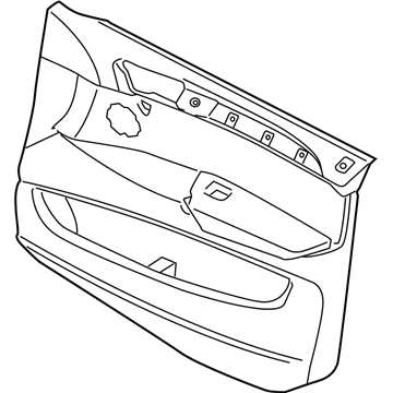 BMW 51418065518 Door Trim Panel, Front Right