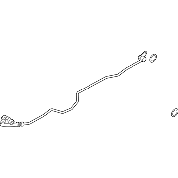 BMW 17224595282 Transmission Oil Cooler Line, Flow