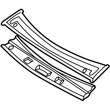 BMW 41328262668 Upper Apron