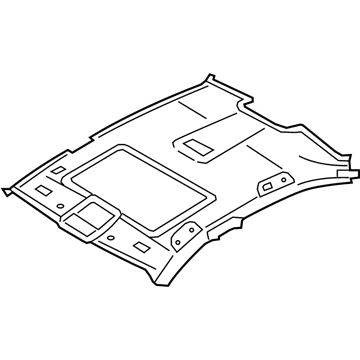 BMW 51447903790 Molded Headlining For Sliding Lifting Roof
