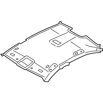 BMW 51449170571 MOLDED ROOF LINING