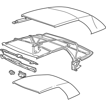 BMW 54317146361 Manual Folding Top