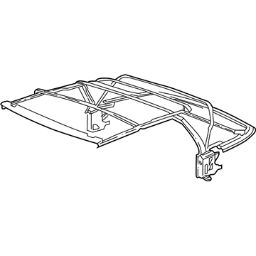 BMW 54317030541 Folding-Top Frame