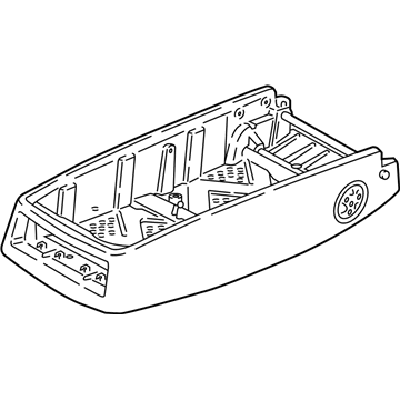 BMW 52207440443 Armrest Lower Leather