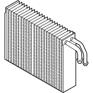 BMW Alpina B7 A/C Evaporator Core - 64119134628