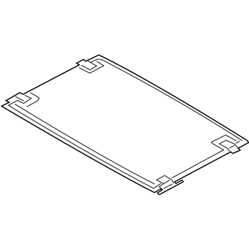 BMW 54108073718 SLIDING HEADLINER ALCANTARA