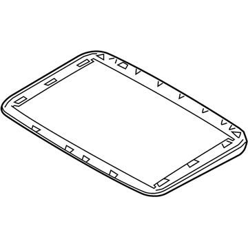 BMW 54107214889 Glass Cover