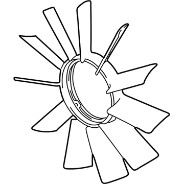 2002 BMW Z3 M Cooling Fan Assembly - 11527831113