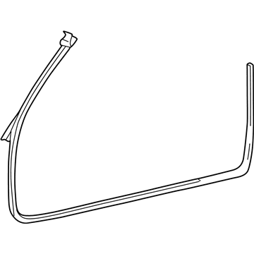 2002 BMW Z3 Weather Strip - 51718397376