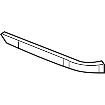 BMW 51128195316 Protective Rubber Strip,Right Rear Bumper
