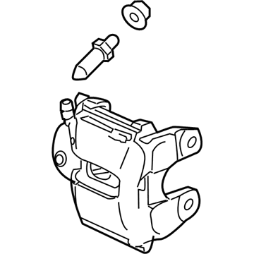 2010 BMW X6 Brake Caliper - 34116788431