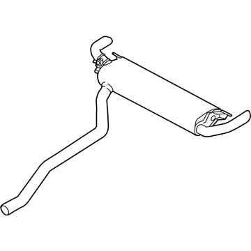 2019 BMW X7 Exhaust Resonator - 18308487381